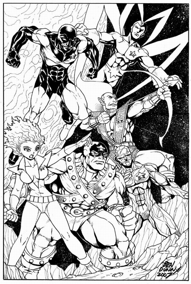 Dibujo para colorear: Guardians of the Galaxy (Superhéroes) #82439 - Dibujos para Colorear e Imprimir Gratis