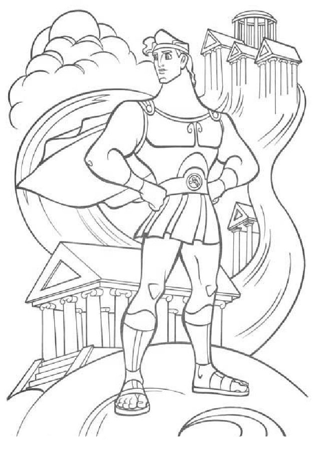 Dibujo para colorear: Hercules (Superhéroes) #84157 - Dibujos para Colorear e Imprimir Gratis