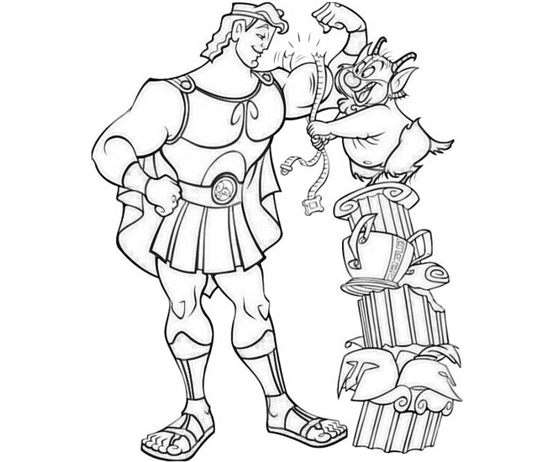 Dibujo para colorear: Hercules (Superhéroes) #84163 - Dibujos para Colorear e Imprimir Gratis