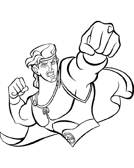 Dibujo para colorear: Hercules (Superhéroes) #84165 - Dibujos para Colorear e Imprimir Gratis