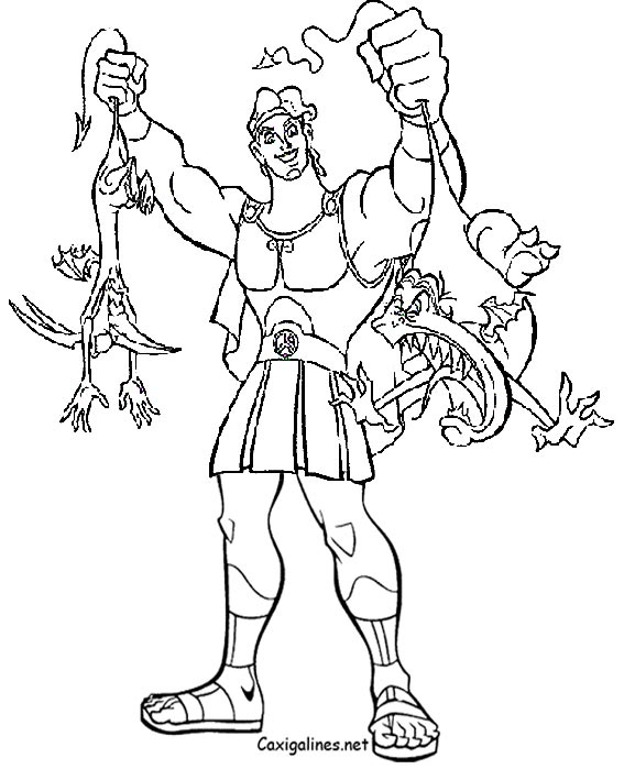 Dibujo para colorear: Hercules (Superhéroes) #84172 - Dibujos para Colorear e Imprimir Gratis