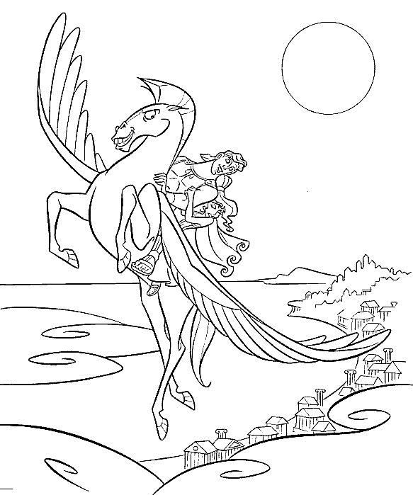 Dibujo para colorear: Hercules (Superhéroes) #84181 - Dibujos para Colorear e Imprimir Gratis