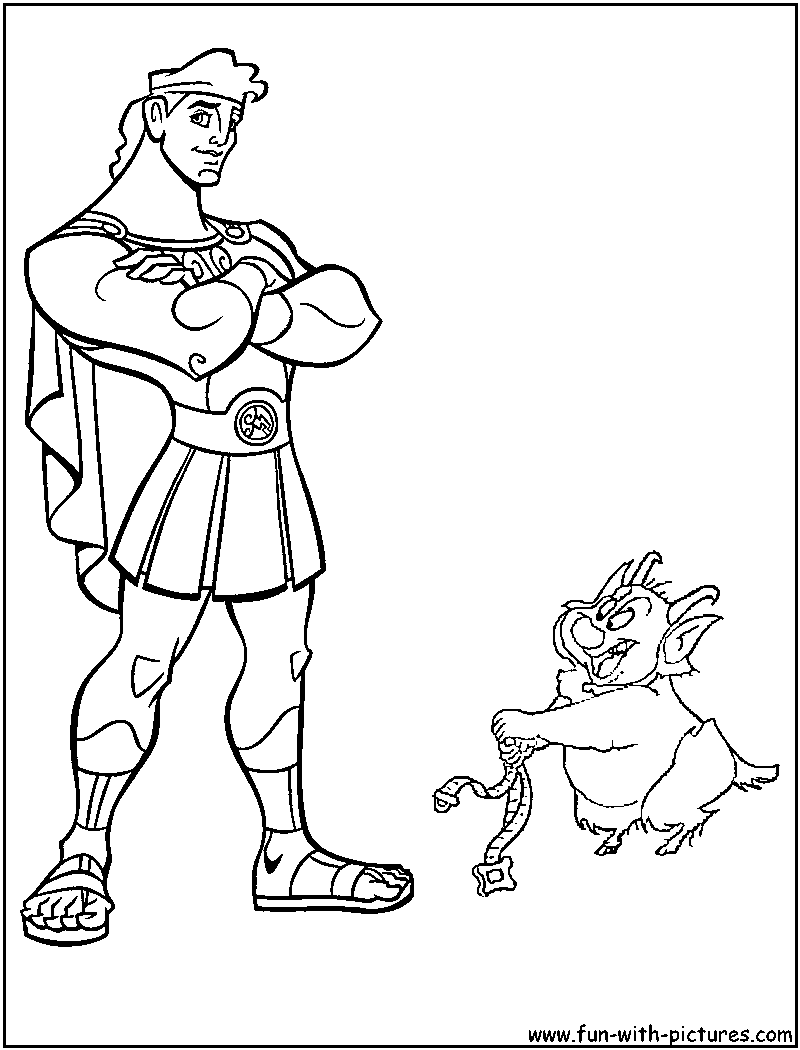 Dibujo para colorear: Hercules (Superhéroes) #84186 - Dibujos para Colorear e Imprimir Gratis