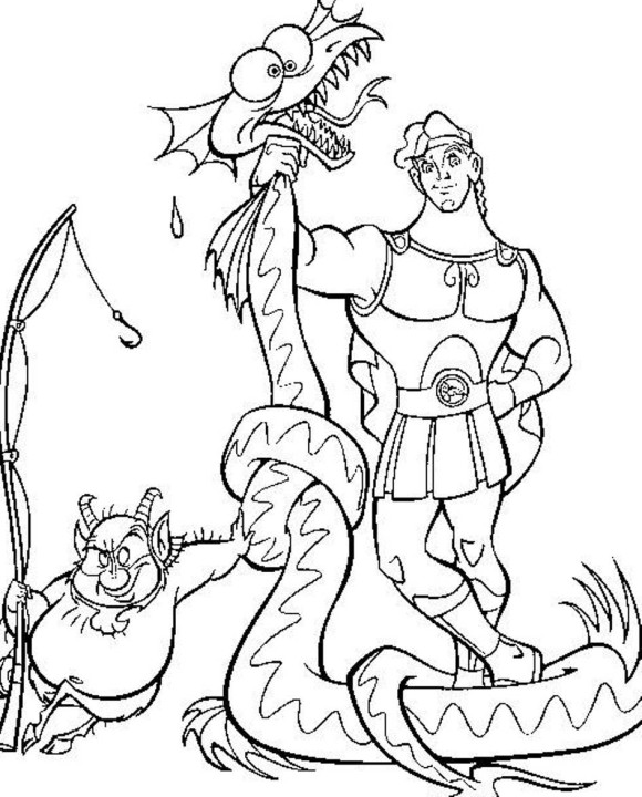 Dibujo para colorear: Hercules (Superhéroes) #84232 - Dibujos para Colorear e Imprimir Gratis
