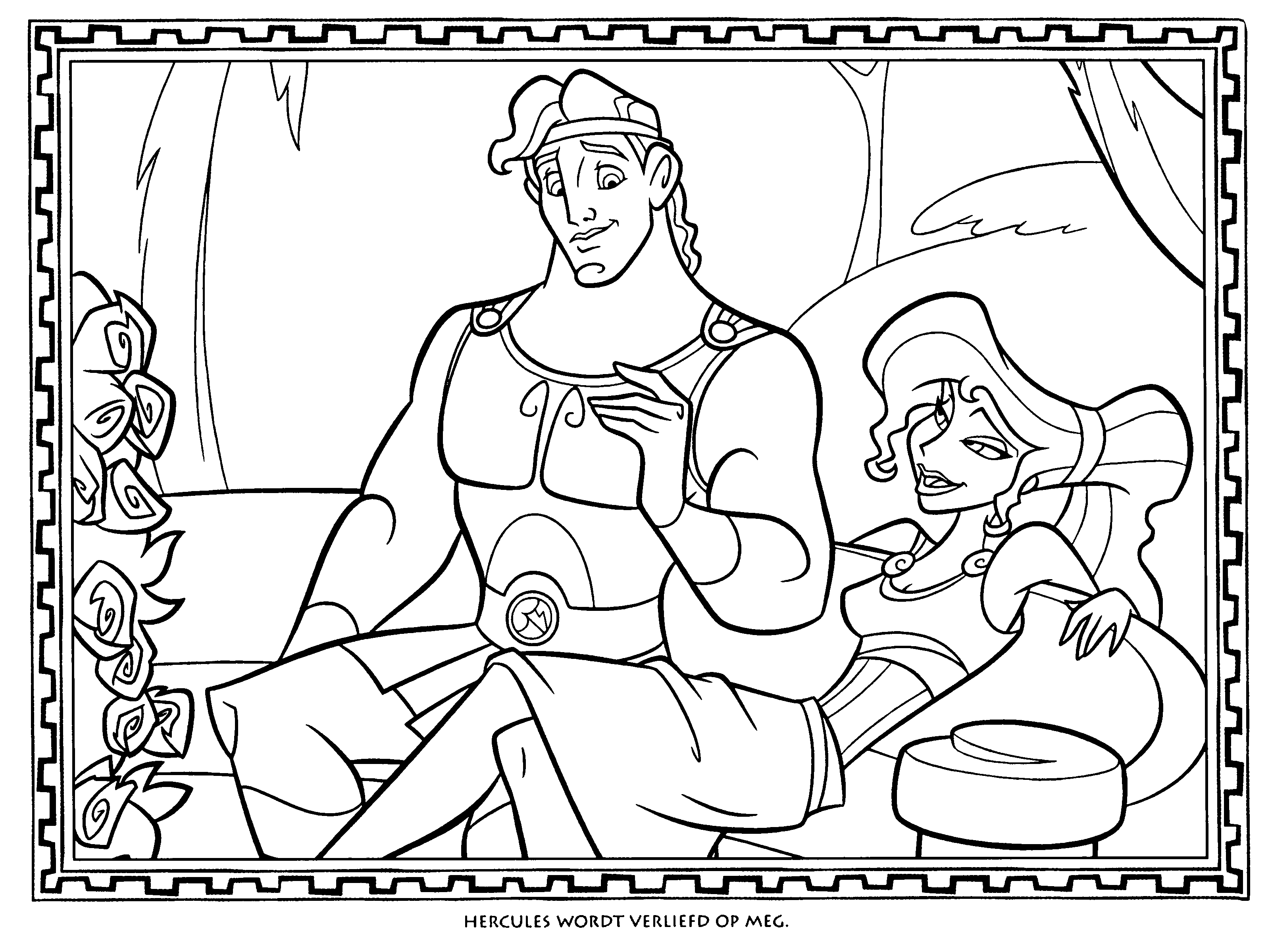 Dibujo para colorear: Hercules (Superhéroes) #84234 - Dibujos para Colorear e Imprimir Gratis