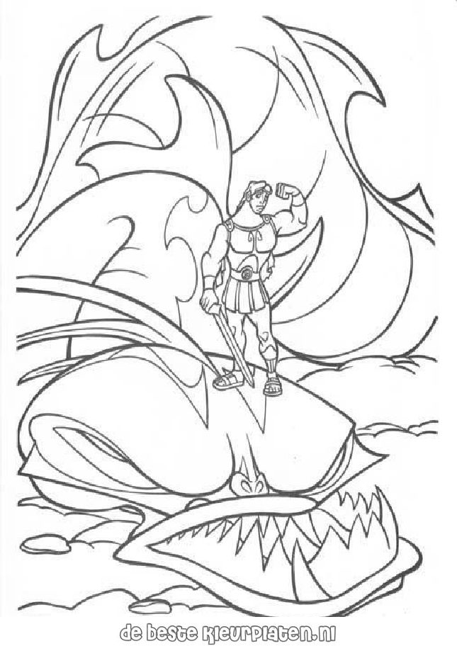 Dibujo para colorear: Hercules (Superhéroes) #84257 - Dibujos para Colorear e Imprimir Gratis