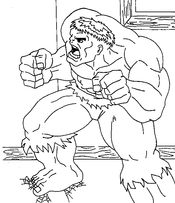 Dibujo para colorear: Hulk (Superhéroes) #79048 - Dibujos para Colorear e Imprimir Gratis