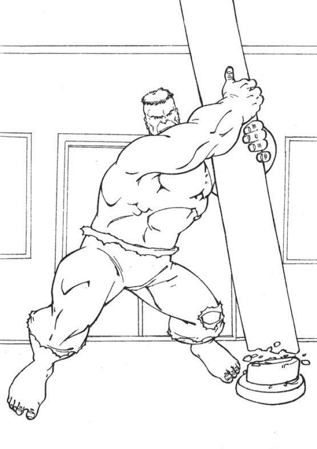 Dibujo para colorear: Hulk (Superhéroes) #79118 - Dibujos para Colorear e Imprimir Gratis