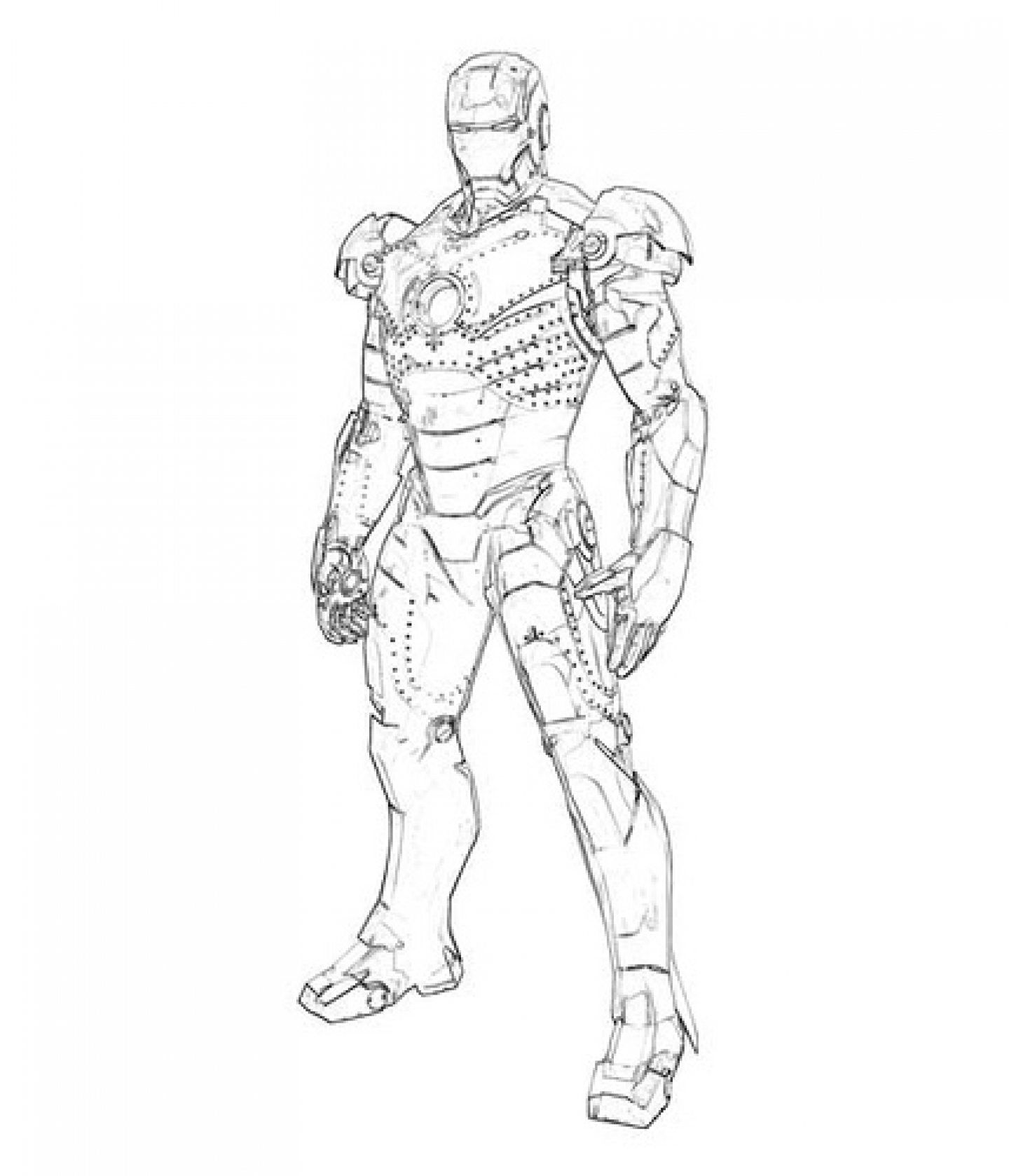 Dibujo para colorear: Iron Man (Superhéroes) #80530 - Dibujos para Colorear e Imprimir Gratis