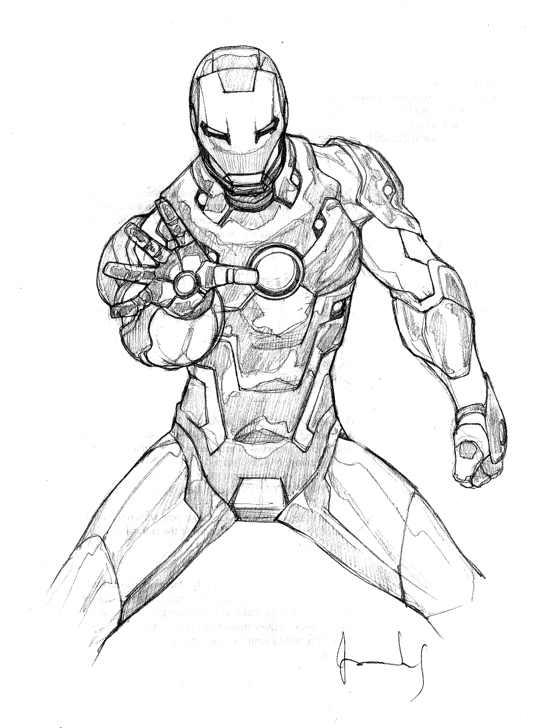 Dibujo para colorear: Iron Man (Superhéroes) #80535 - Dibujos para Colorear e Imprimir Gratis