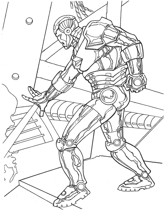 Dibujo para colorear: Iron Man (Superhéroes) #80559 - Dibujos para Colorear e Imprimir Gratis