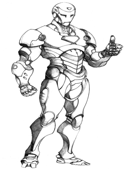 Dibujo para colorear: Iron Man (Superhéroes) #80607 - Dibujos para Colorear e Imprimir Gratis