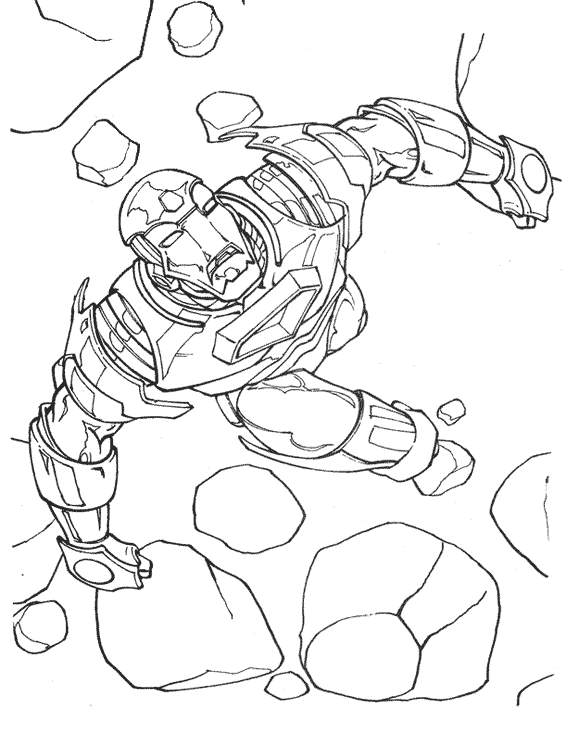 Dibujo para colorear: Iron Man (Superhéroes) #80624 - Dibujos para Colorear e Imprimir Gratis