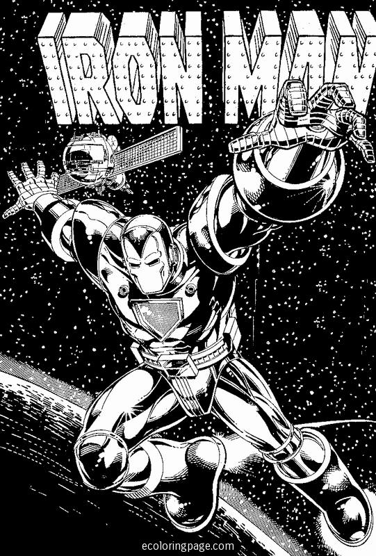 Dibujo para colorear: Iron Man (Superhéroes) #80642 - Dibujos para Colorear e Imprimir Gratis