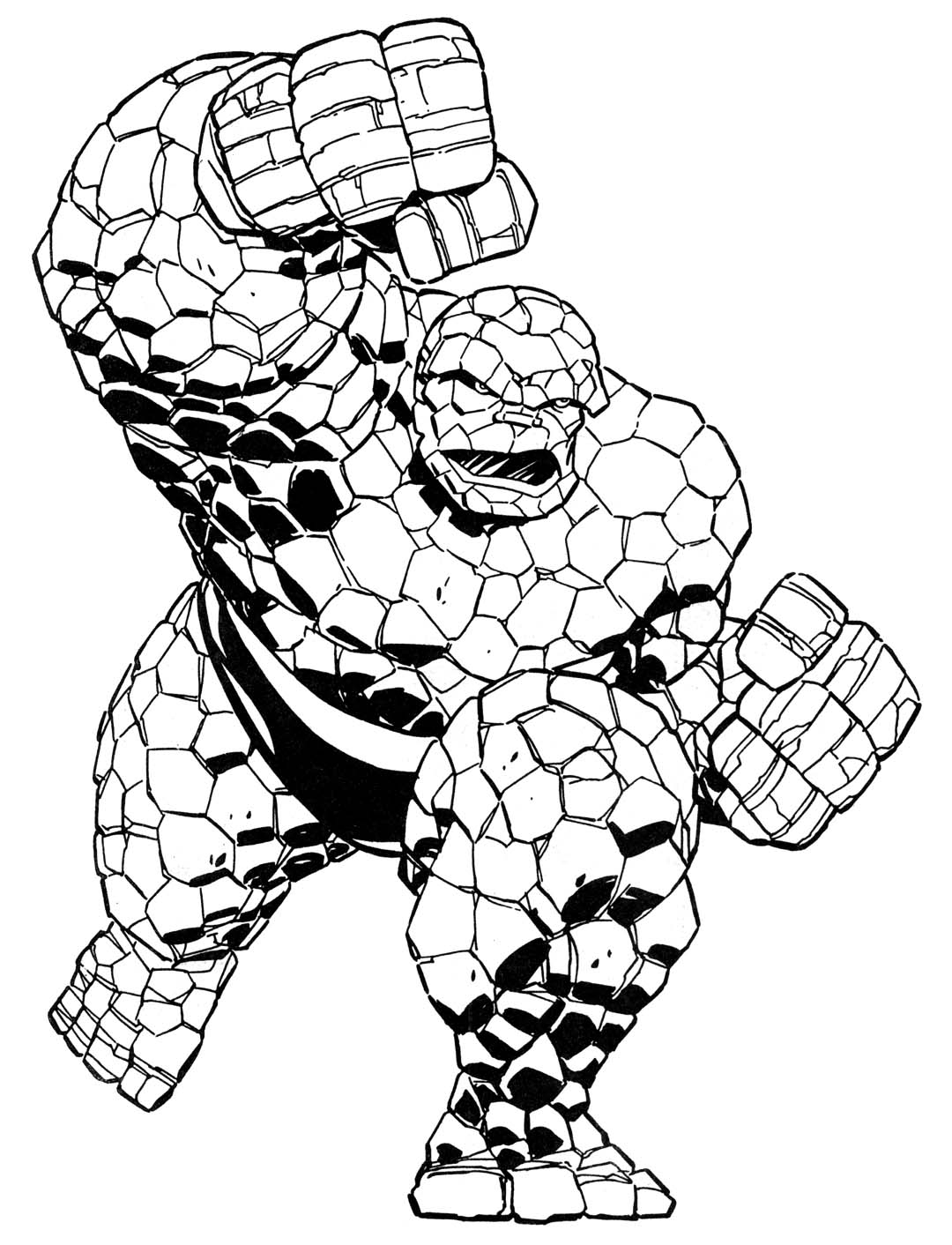 Dibujo para colorear: Marvel Super Heroes (Superhéroes) #79588 - Dibujos para Colorear e Imprimir Gratis