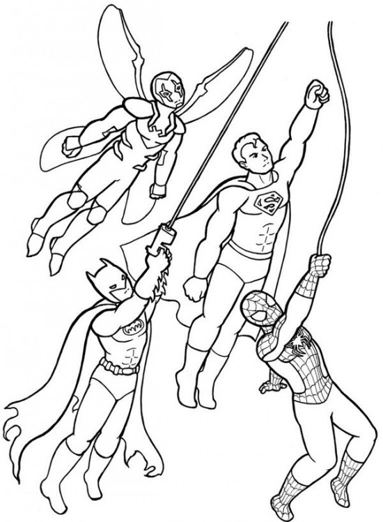Dibujo para colorear: Marvel Super Heroes (Superhéroes) #79697 - Dibujos para Colorear e Imprimir Gratis