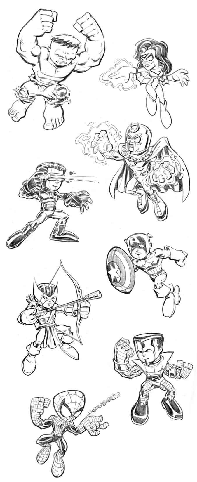 Dibujo para colorear: Marvel Super Heroes (Superhéroes) #79703 - Dibujos para Colorear e Imprimir Gratis