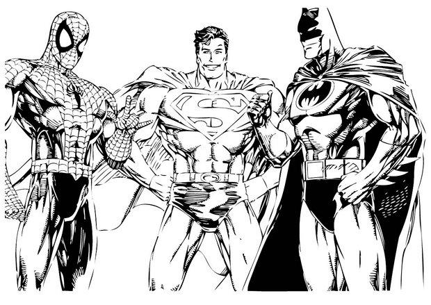 Dibujo para colorear: Marvel Super Heroes (Superhéroes) #79790 - Dibujos para Colorear e Imprimir Gratis
