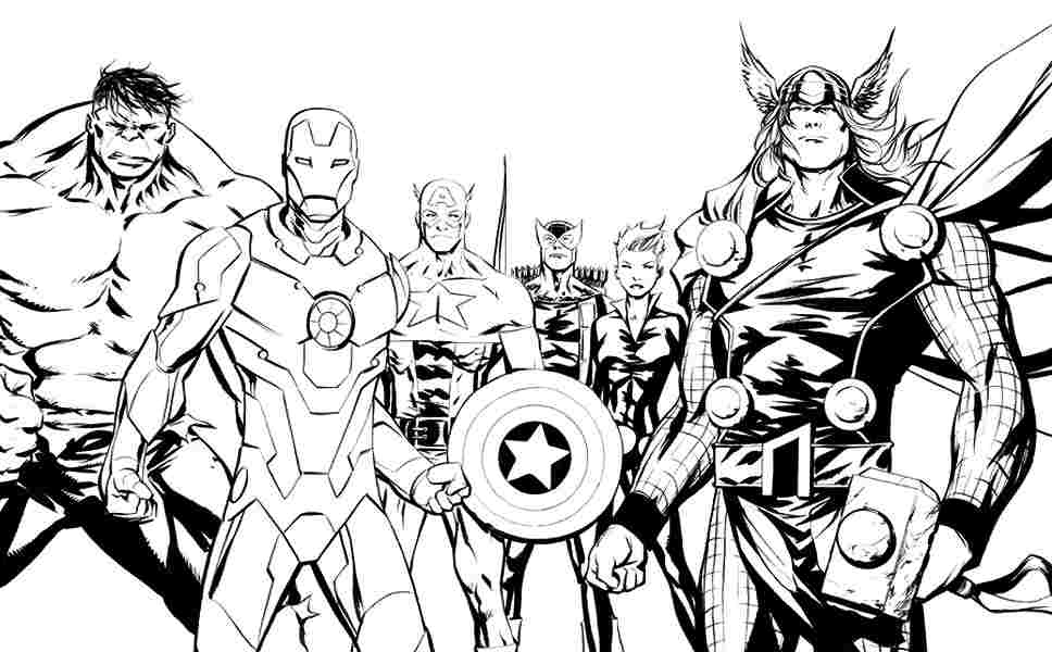 Dibujo para colorear: Marvel Super Heroes (Superhéroes) #79857 - Dibujos para Colorear e Imprimir Gratis