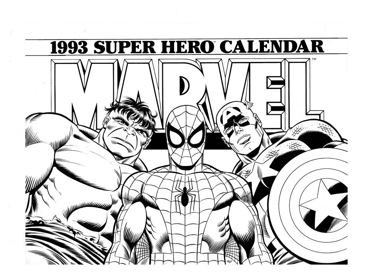 Dibujo para colorear: Marvel Super Heroes (Superhéroes) #79862 - Dibujos para Colorear e Imprimir Gratis