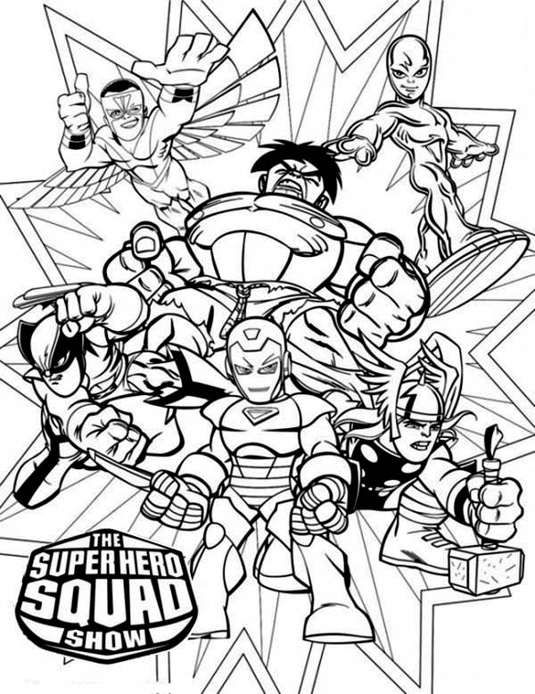 Dibujo para colorear: Marvel Super Heroes (Superhéroes) #79864 - Dibujos para Colorear e Imprimir Gratis