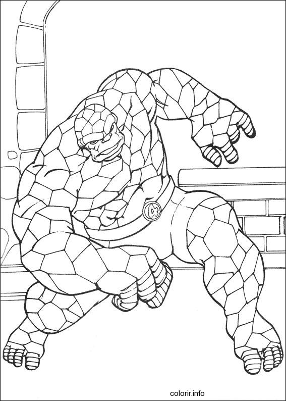 Dibujo para colorear: Marvel Super Heroes (Superhéroes) #79895 - Dibujos para Colorear e Imprimir Gratis
