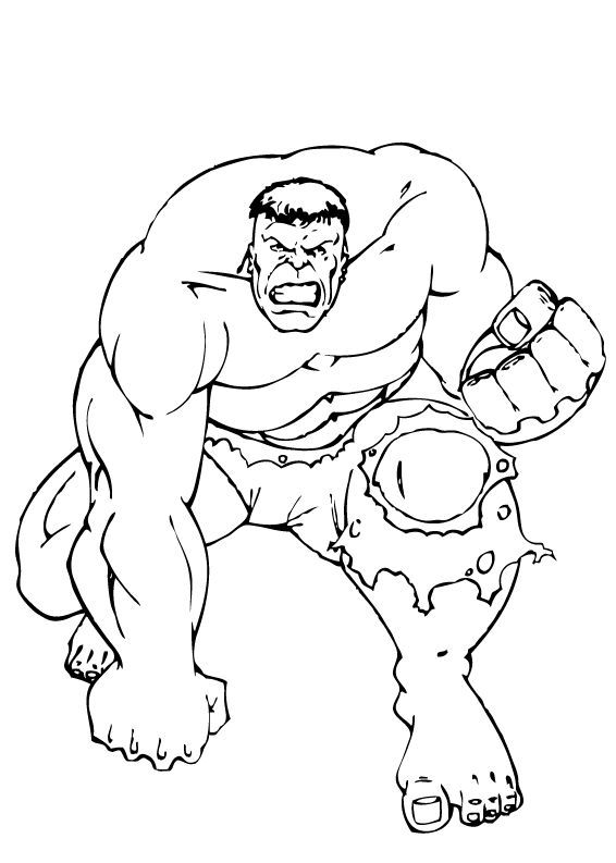 Dibujo para colorear: Marvel Super Heroes (Superhéroes) #80032 - Dibujos para Colorear e Imprimir Gratis