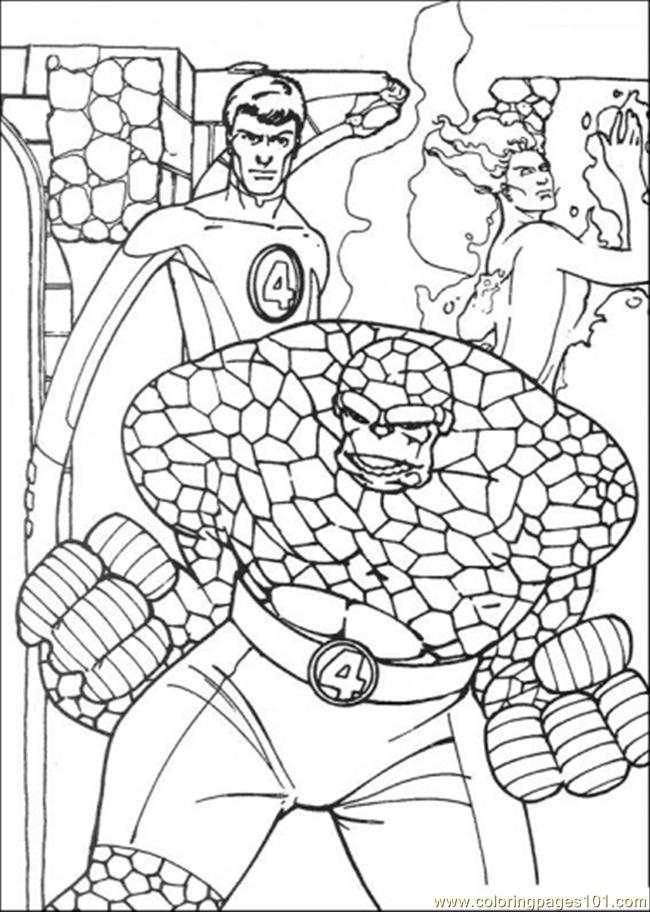 Dibujo para colorear: Mr. Fantastic (Superhéroes) #84785 - Dibujos para Colorear e Imprimir Gratis