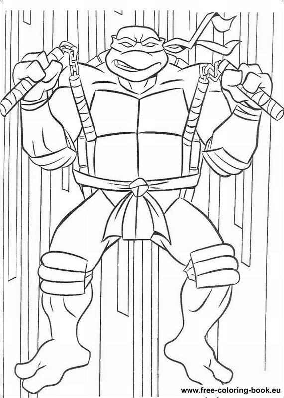 Dibujo para colorear: Ninja Turtles (Superhéroes) #75413 - Dibujos para Colorear e Imprimir Gratis