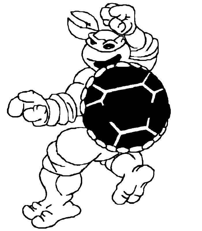 Dibujo para colorear: Ninja Turtles (Superhéroes) #75439 - Dibujos para Colorear e Imprimir Gratis