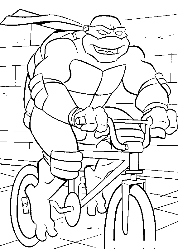 Dibujo para colorear: Ninja Turtles (Superhéroes) #75463 - Dibujos para Colorear e Imprimir Gratis