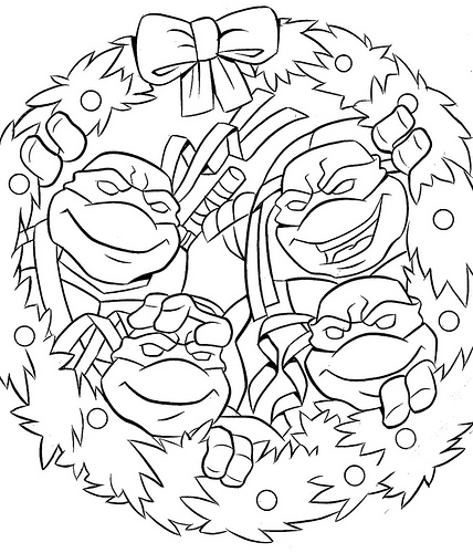 Dibujo para colorear: Ninja Turtles (Superhéroes) #75495 - Dibujos para Colorear e Imprimir Gratis