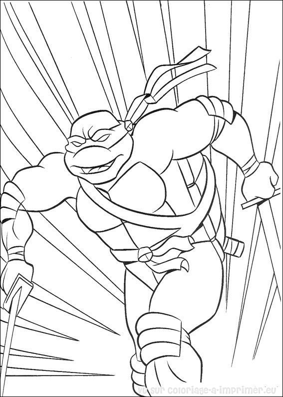 Dibujo para colorear: Ninja Turtles (Superhéroes) #75518 - Dibujos para Colorear e Imprimir Gratis