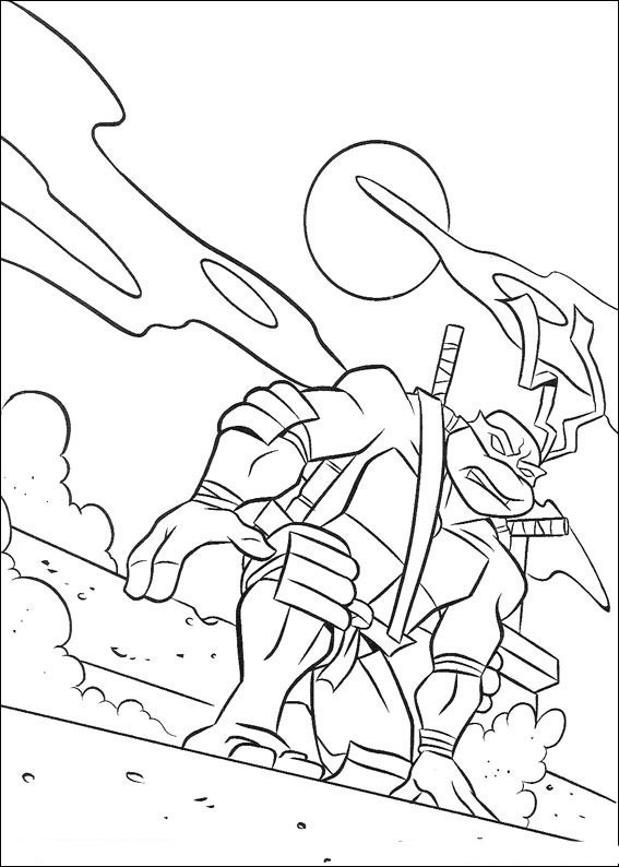 Dibujo para colorear: Ninja Turtles (Superhéroes) #75528 - Dibujos para Colorear e Imprimir Gratis