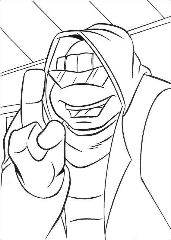 Dibujo para colorear: Ninja Turtles (Superhéroes) #75534 - Dibujos para Colorear e Imprimir Gratis