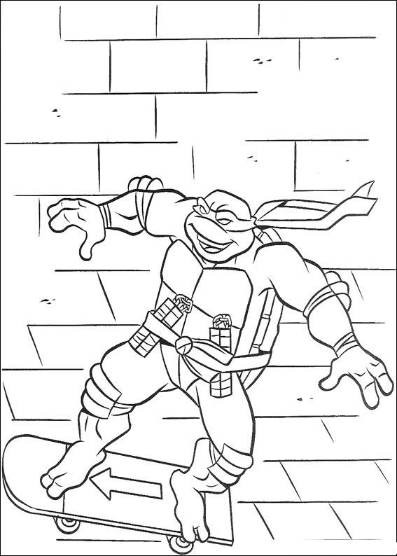 Dibujo para colorear: Ninja Turtles (Superhéroes) #75596 - Dibujos para Colorear e Imprimir Gratis