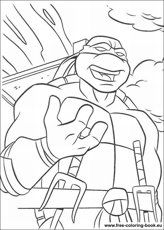 Dibujo para colorear: Ninja Turtles (Superhéroes) #75637 - Dibujos para Colorear e Imprimir Gratis