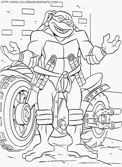 Dibujo para colorear: Ninja Turtles (Superhéroes) #75638 - Dibujos para Colorear e Imprimir Gratis