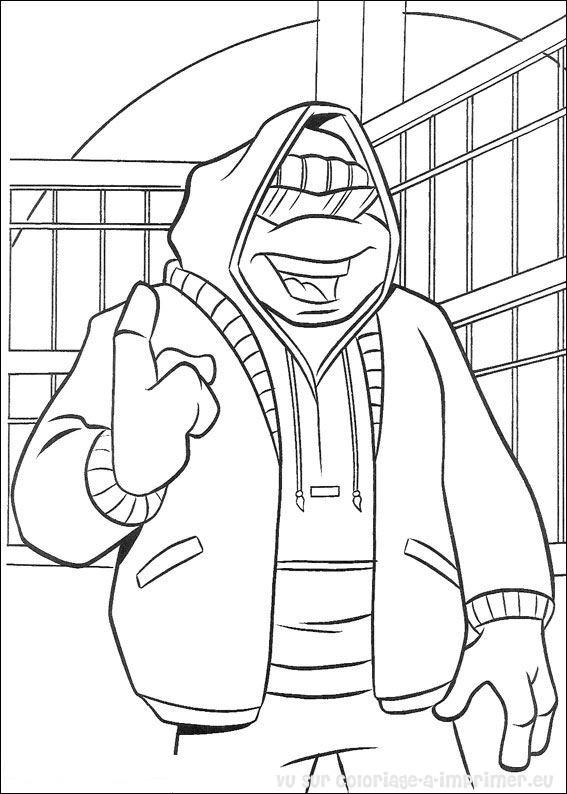 Dibujo para colorear: Ninja Turtles (Superhéroes) #75649 - Dibujos para Colorear e Imprimir Gratis