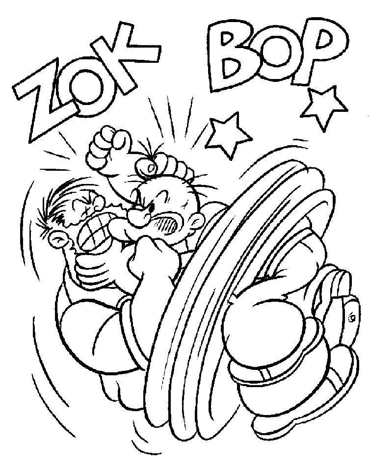 Dibujo para colorear: Popeye (Superhéroes) #84731 - Dibujos para Colorear e Imprimir Gratis