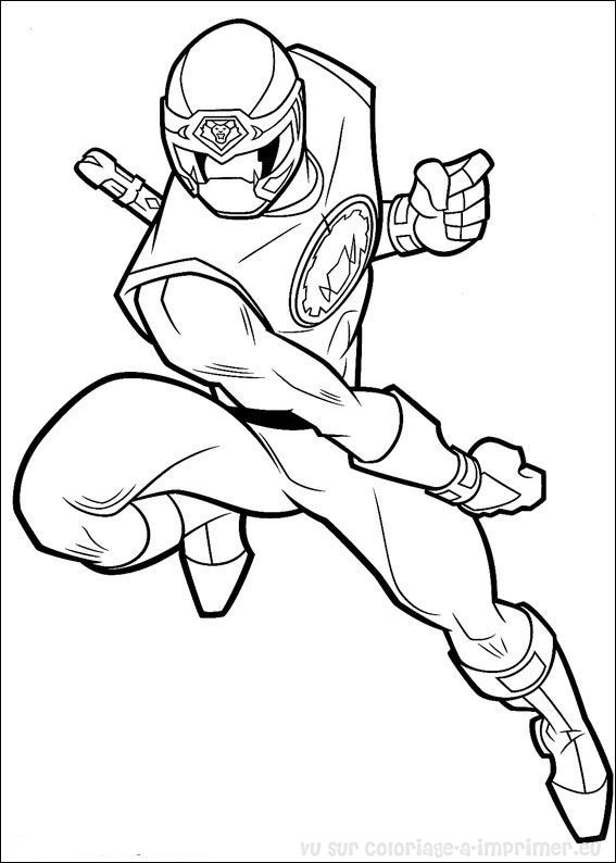 Dibujo para colorear: Power Rangers (Superhéroes) #49956 - Dibujos para Colorear e Imprimir Gratis