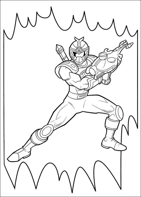 Dibujo para colorear: Power Rangers (Superhéroes) #49959 - Dibujos para Colorear e Imprimir Gratis