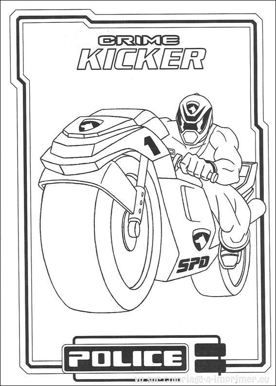 Dibujo para colorear: Power Rangers (Superhéroes) #50001 - Dibujos para Colorear e Imprimir Gratis