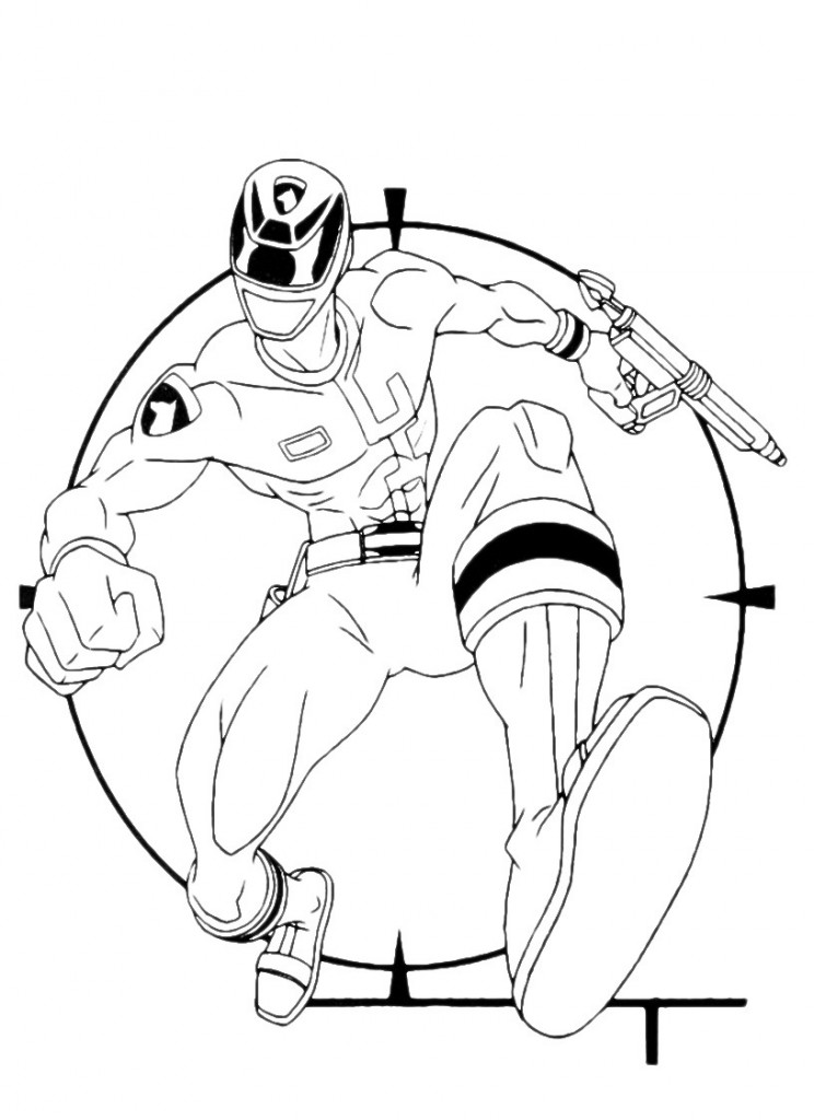 Dibujo para colorear: Power Rangers (Superhéroes) #50023 - Dibujos para Colorear e Imprimir Gratis