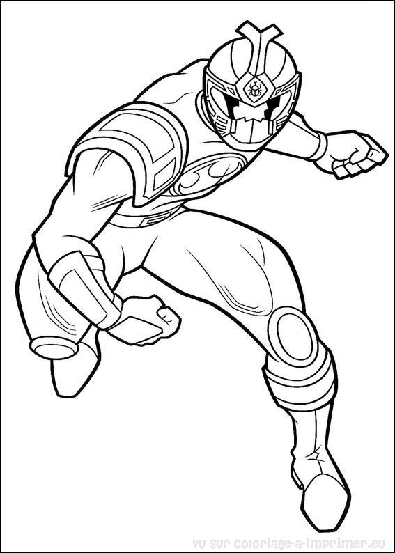 Dibujo para colorear: Power Rangers (Superhéroes) #50027 - Dibujos para Colorear e Imprimir Gratis