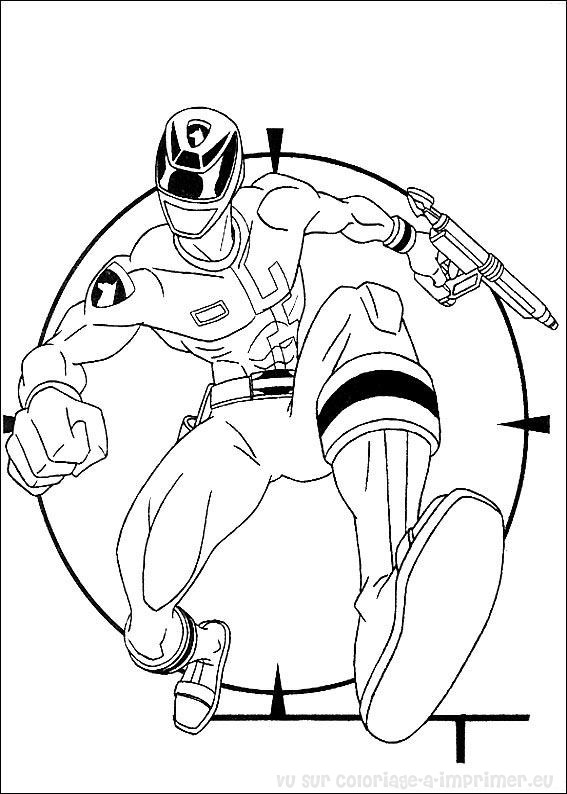 Dibujo para colorear: Power Rangers (Superhéroes) #50032 - Dibujos para Colorear e Imprimir Gratis
