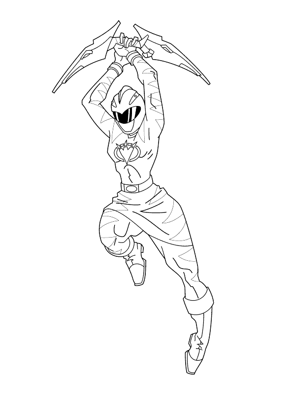 Dibujo para colorear: Power Rangers (Superhéroes) #50078 - Dibujos para Colorear e Imprimir Gratis