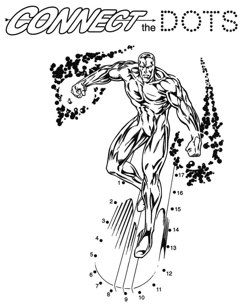 Dibujo para colorear: Silver Surfer (Superhéroes) #81178 - Dibujos para Colorear e Imprimir Gratis