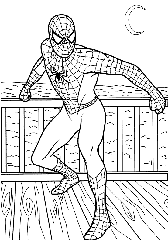 Dibujo para colorear: Spiderman (Superhéroes) #78643 - Dibujos para Colorear e Imprimir Gratis
