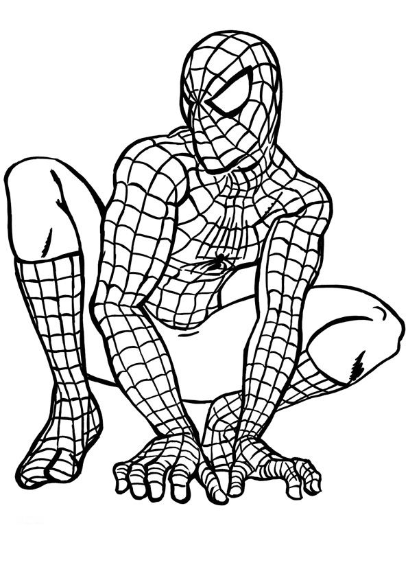 Dibujo para colorear: Spiderman (Superhéroes) #78648 - Dibujos para Colorear e Imprimir Gratis